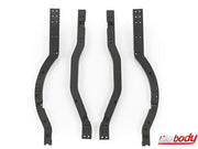 1/10 Alloy Frame Upgrade Sets Fit for KB#48780 1/10 MERCURY Chassis Kit KB#48601 1/10 Toyota Land Cruiser Hard Body