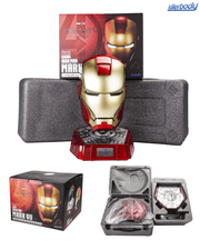 Killerbody 1: 1 Collectible Iron Man MK7 Wearable Helmet with Bluetooth Speaker Stand