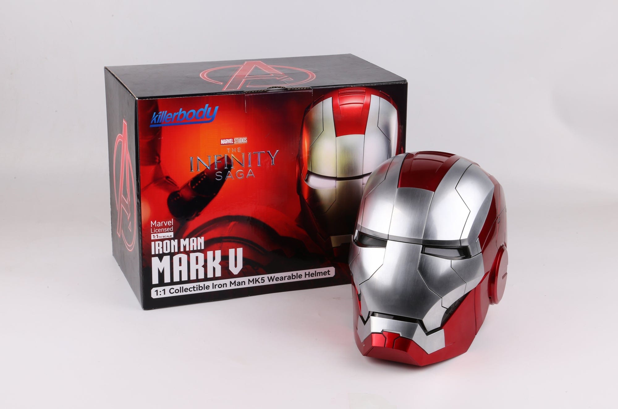 Killerbody 1: 1 Collectible Iron Man MK5 Wearable Helmet Killerbody 1: 1 Collectible Iron Man MK5 Wearable Helmet