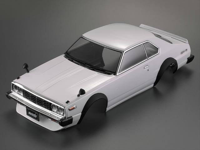 1977 Skyline Hardtop 2000 GT-ES Finished Body White (Printed)（in stock