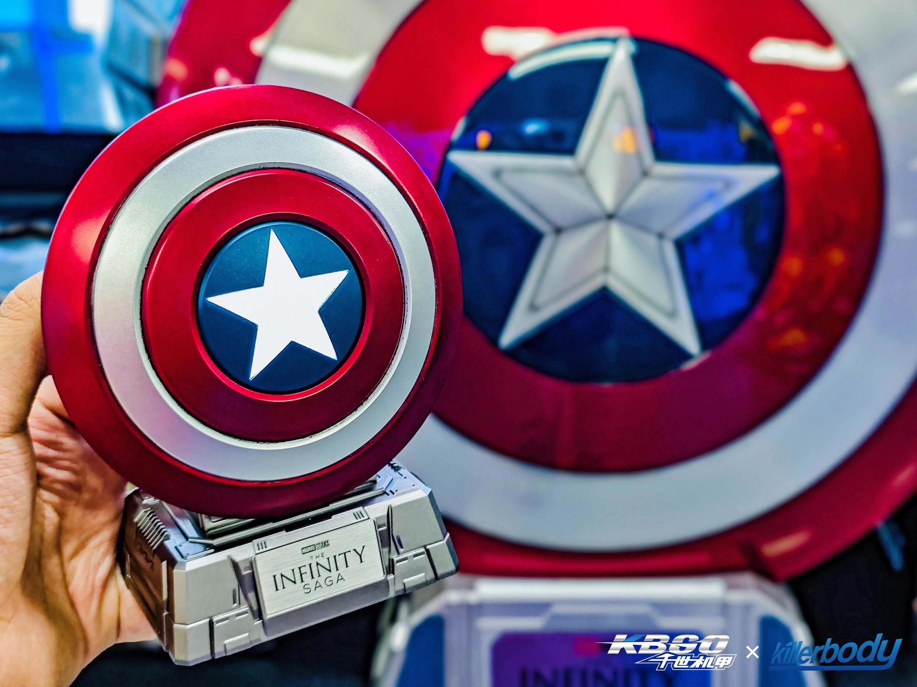 Collectible Captain America Pressure-relief Shield w/ Bluetooth Speake