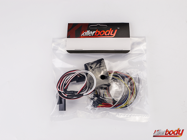 LED Unit Set w/Control Box 15 LEDS Fit for KB 1/10 Subaru Impreza Wrc