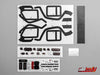 Decorative Stickers Fit for 1/10 Jeep Gladiator Rubicon Hard Body Kit