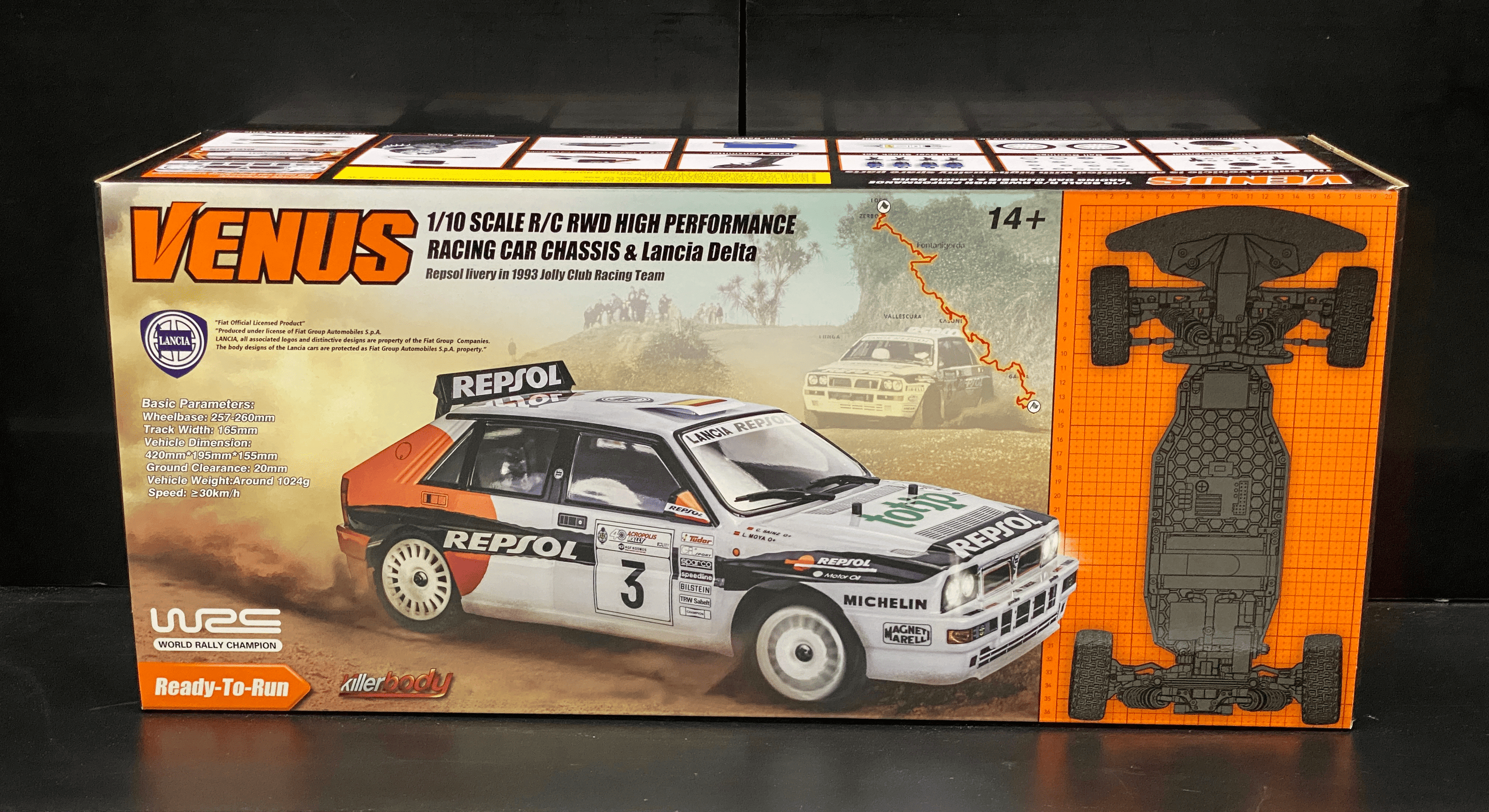 Lancia Super Delta 93 WRC Hasegawa CR13 Lancia Super Delta 93 WRC Hasegawa CR13