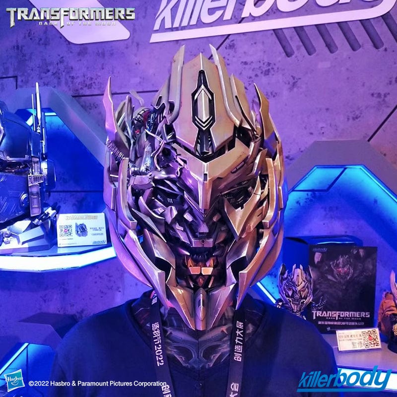 decepticon motorcycle helmet Killerbody TRANSFORMERS Megatron Wearable Helmet Collectible Megatron