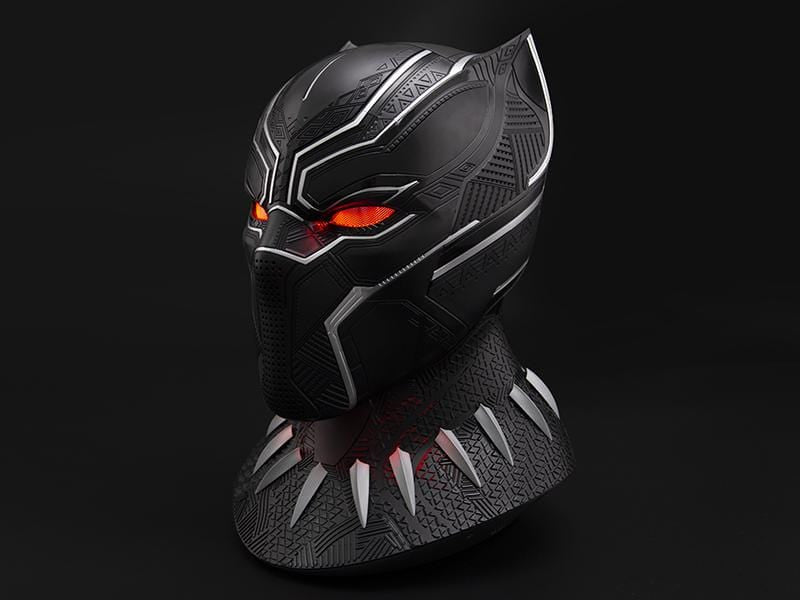 Killerbody 1:1 Black Panther Wearable Helmet Life Size w/Display Stand