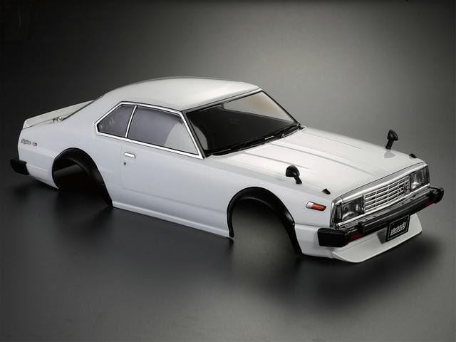 【dragon3です】Nissan Skyline 2000 GT-ES 1/10 1980 Nissan Skyline 2000 Turbo GT-ES (C211) Finished Body White