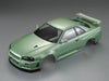 Killerbody 1/10 NISSAN SKYLINE (BNR34)  Finished Body Champagne-green