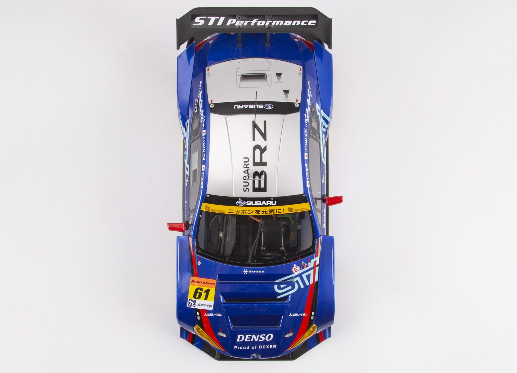 Killerbody Subaru BRZ RC Car Body - 1/10 Scale, Pre-Painted Metallic Blue, For 257mm Wheelbase