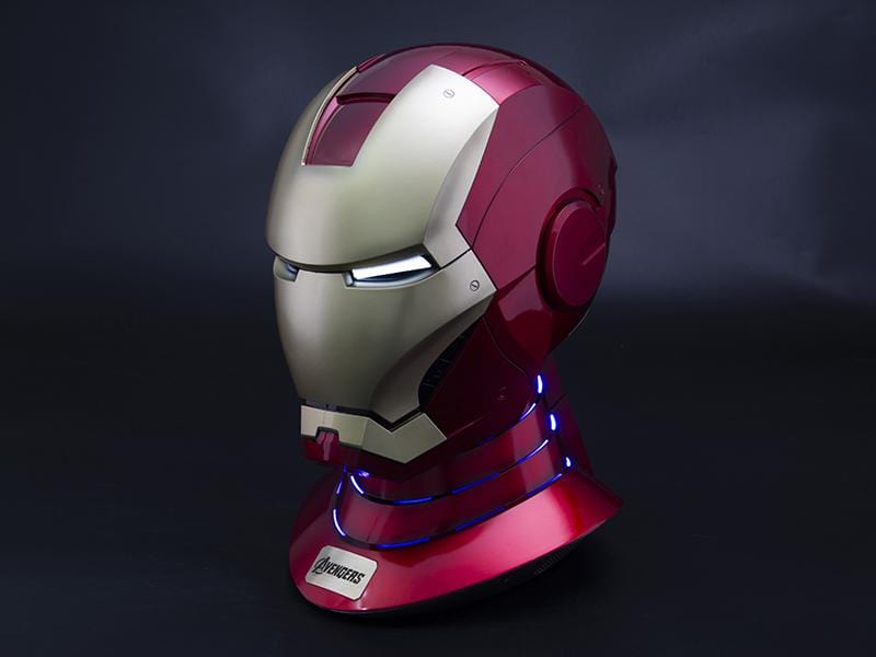 Killerbody 1:1 Iron Man MK7 Helmet Base w/dual speakers & blue light s