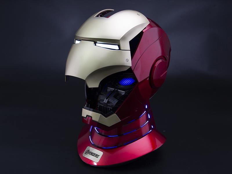 Killerbody 1:1 Iron Man MK7 Helmet Base w/dual speakers & blue light s
